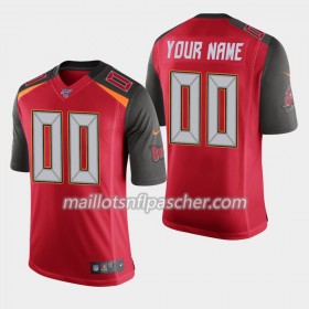 Maillot Tampa Bay Buccaneers Custom Nike Rouge I 100th - Homme